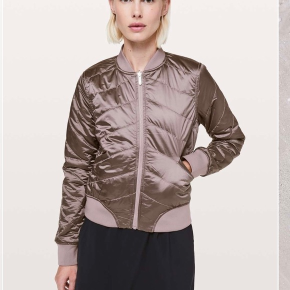 Lululemon Women's Flip It & Reverse It Jacket Purple Size 2 Full Zip PrimaLoft - Picture 2 of 16